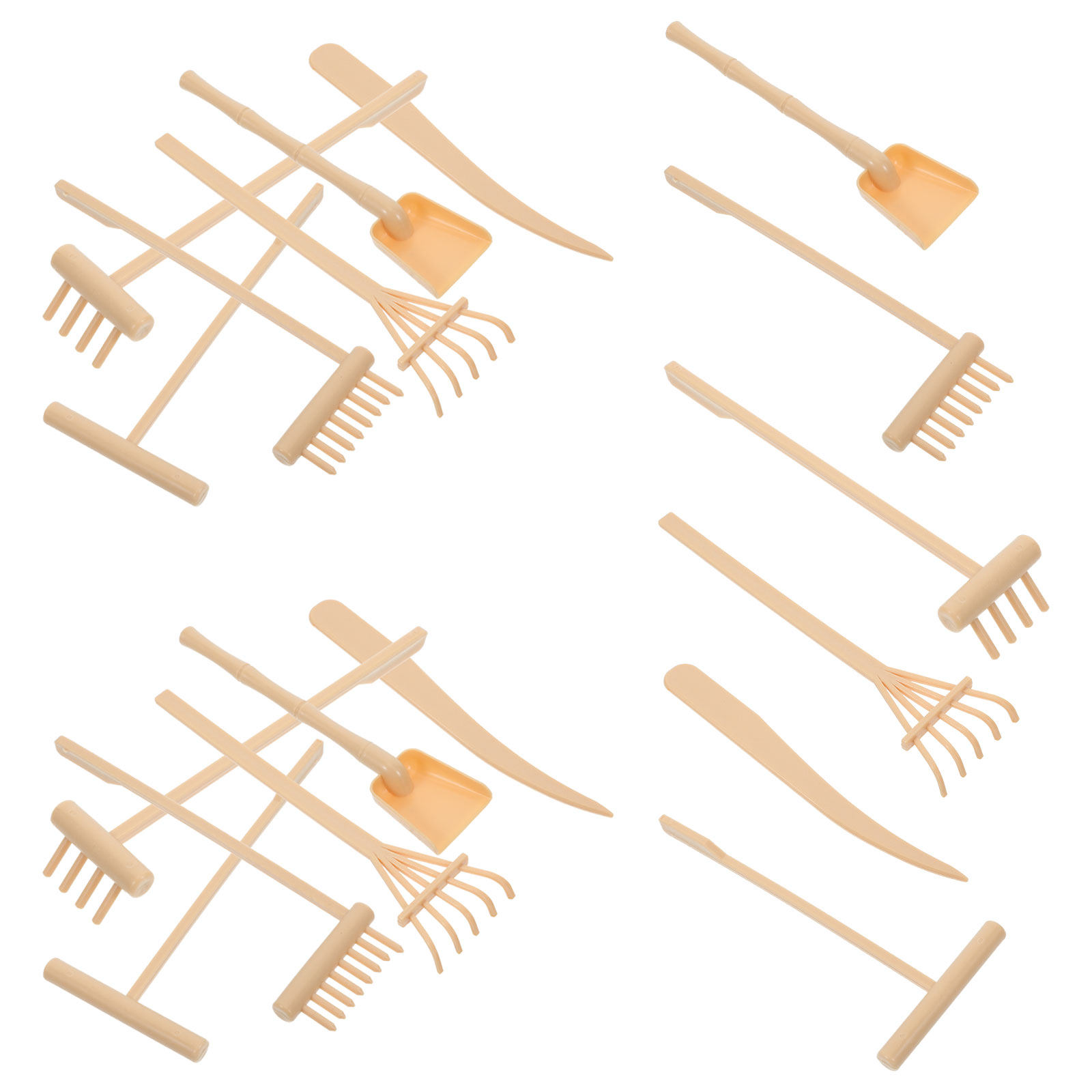 Gardening Tools And Accessories - 4Sets Mini Zen Sand Garden Rake