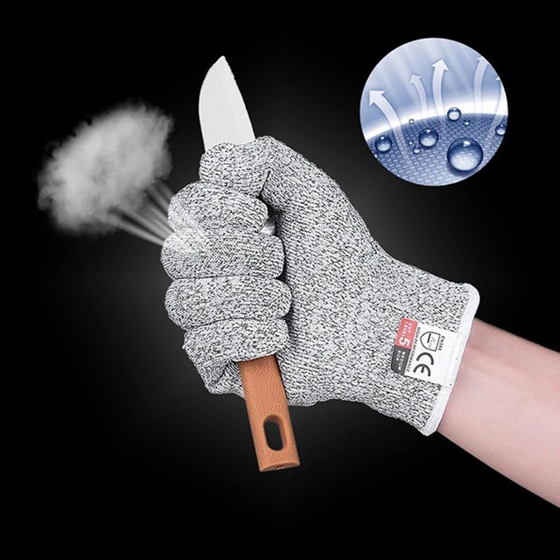 Garden Gloves Thorn Proof - HPPE Level 5 Anti-Cut Gloves Kitchen