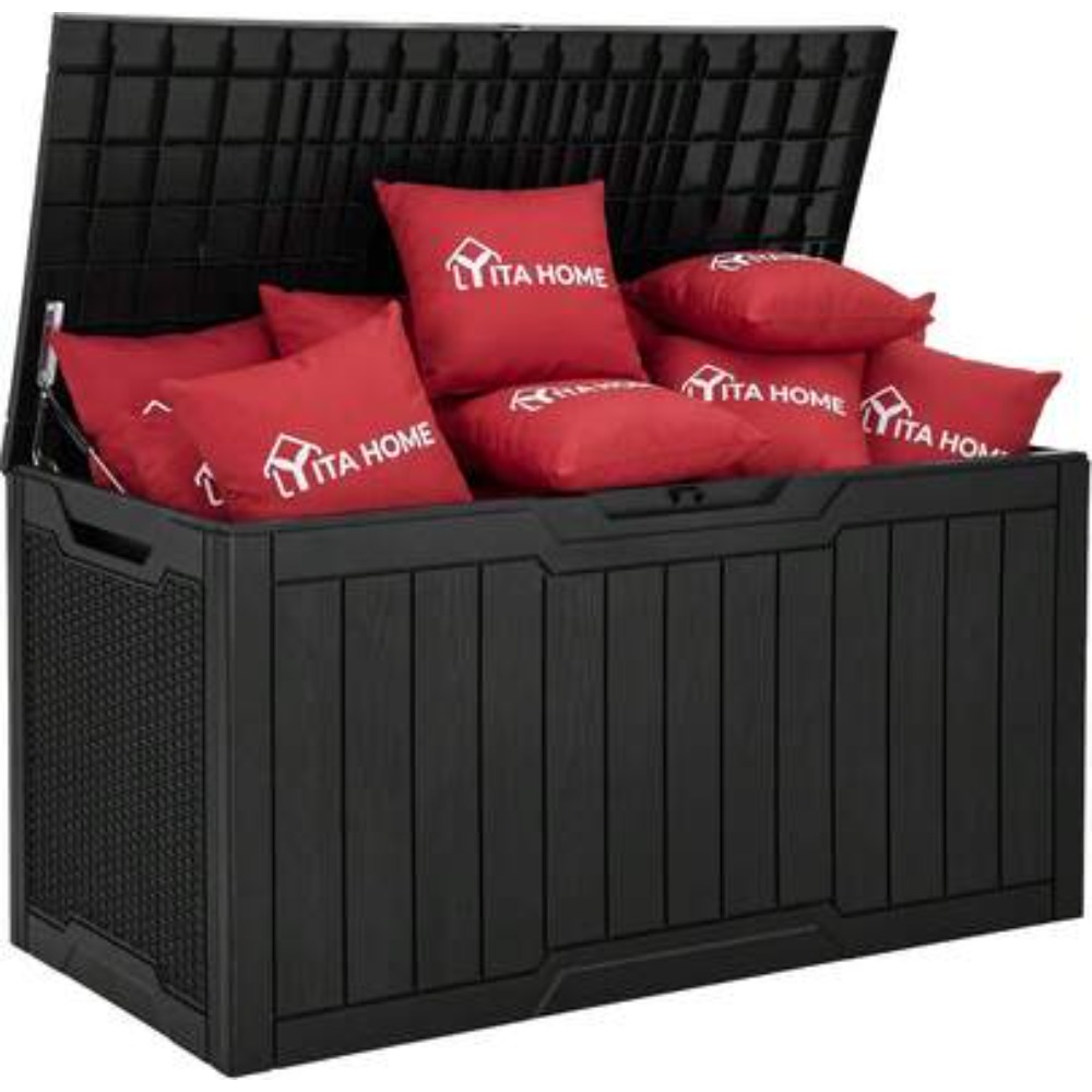 Gardening Tools And Accessories - 100 Gallon Large Outdoor Deck Box