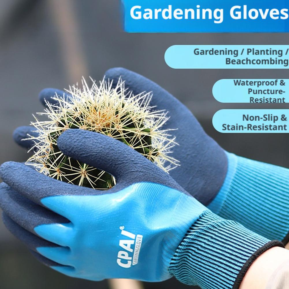 Garden Gloves Thorn Proof - Stabproof Waterproof Gardening Gloves Anti-Slip Grip