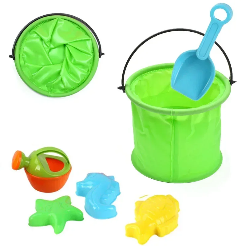Beach Sand Bucket Toy  Collaps - đánh giá và giá Gardening Tools For Kids