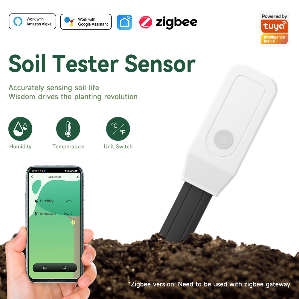 Smart Soil Tester Sensor, Zigb - đánh giá và giá Moisture Meter Plant