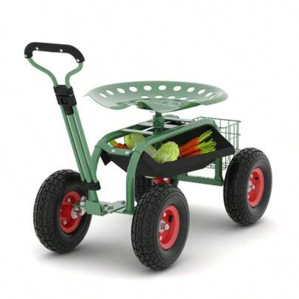 Heavy Duty Rolling Garden Cart - đánh giá và giá Gardening Tools For Seniors