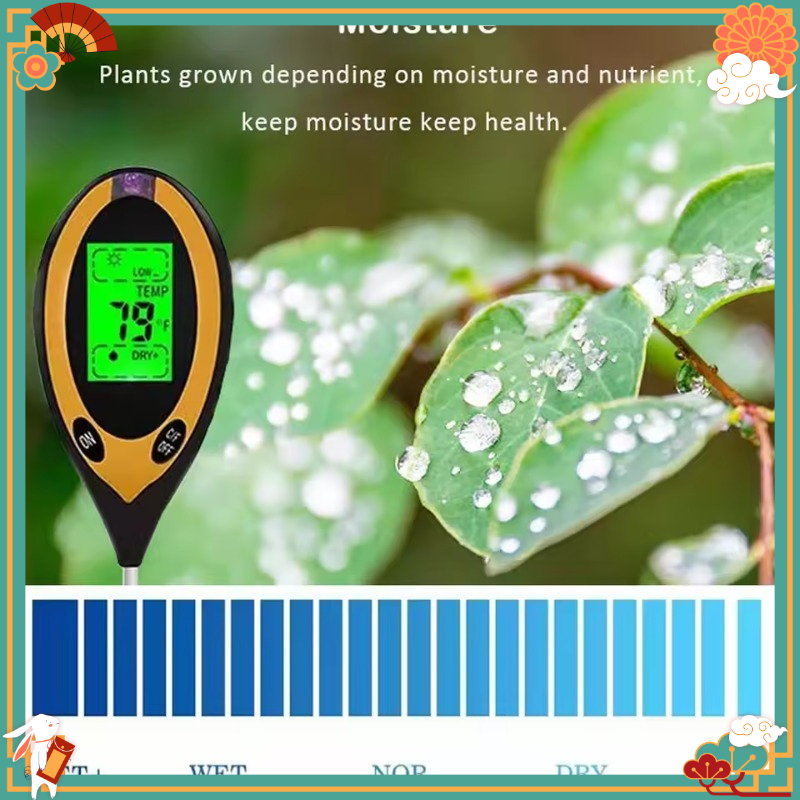 Multifunctional 4-in-1 Soil PH - đánh giá và giá Gardening Tools And Uses