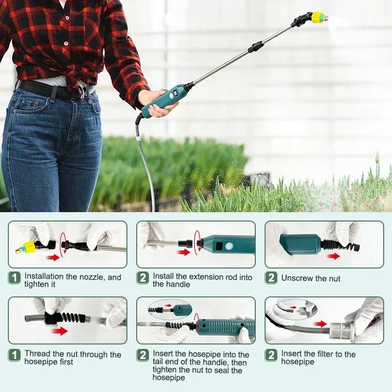 2400mAh Electric Garden Spraye - đánh giá và giá Gardening Tools Lowes