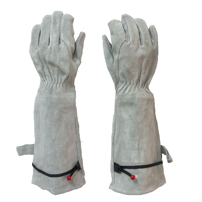 Cowhide Long Tube Garden Glove - đánh giá và giá Garden Gloves Thorn Proof