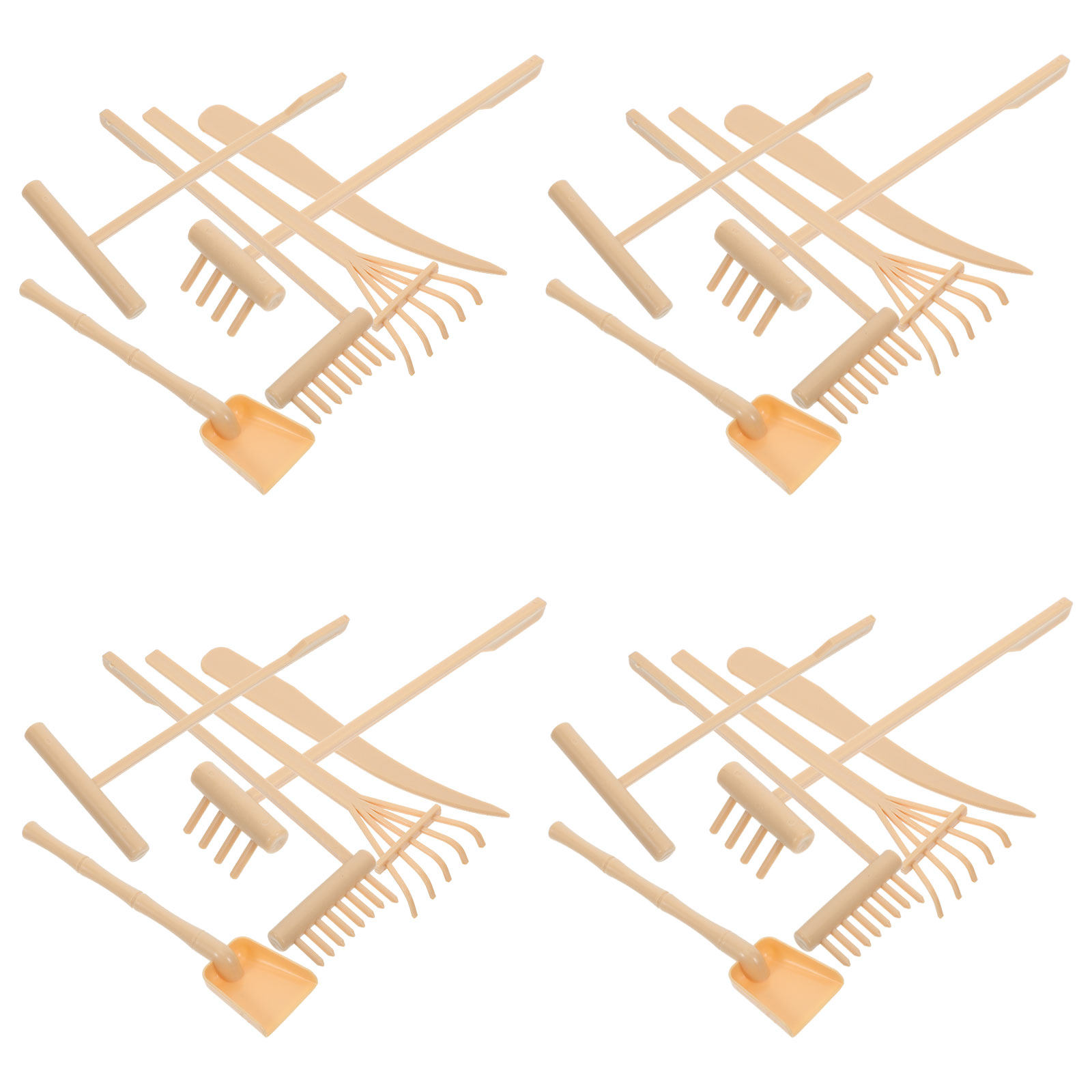 4Sets Mini Zen Sand Garden Rak - đánh giá và giá Gardening Tools And Accessories