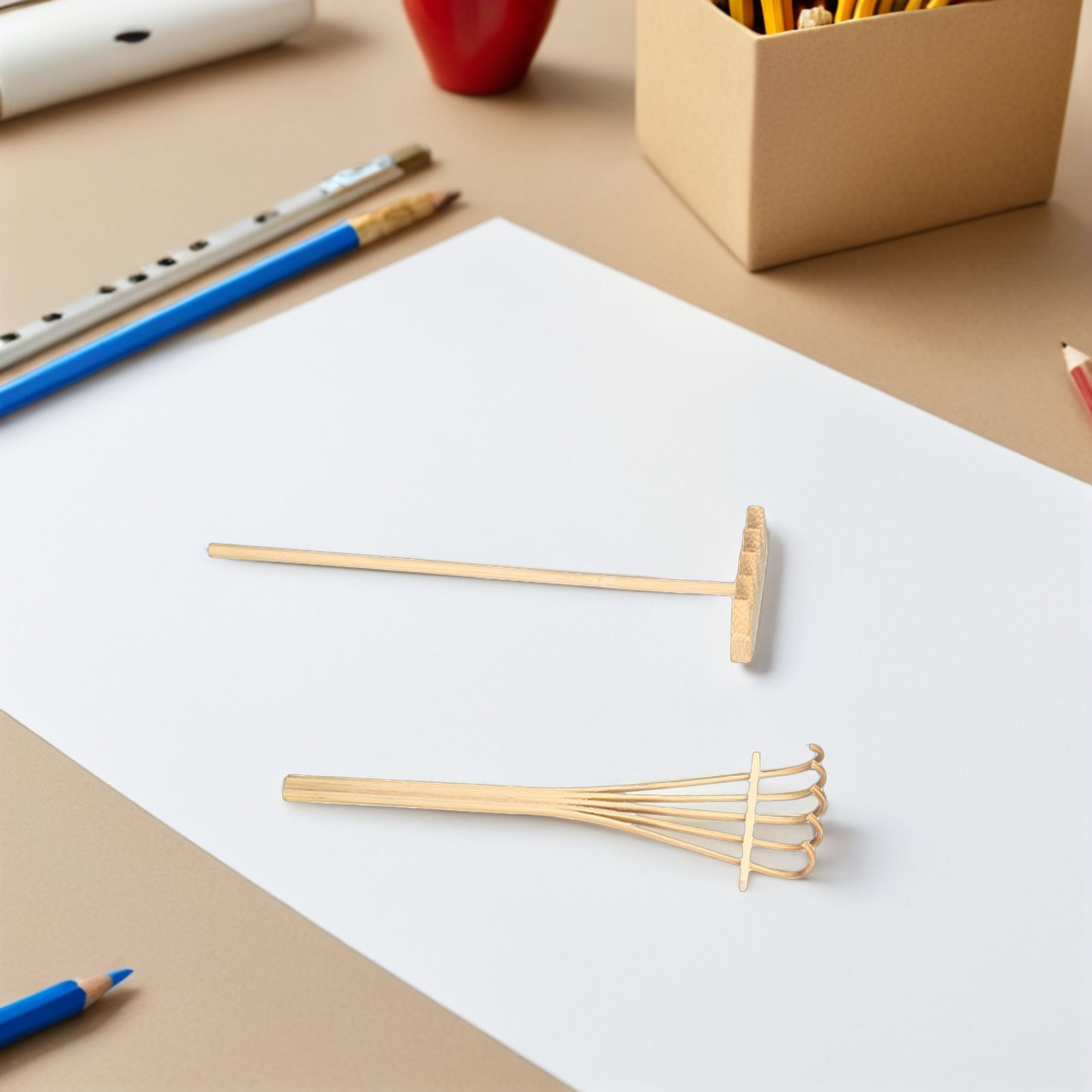 6Pcs Mini Sand Rake Set Bamboo - đánh giá và giá Gardening Tools And Accessories