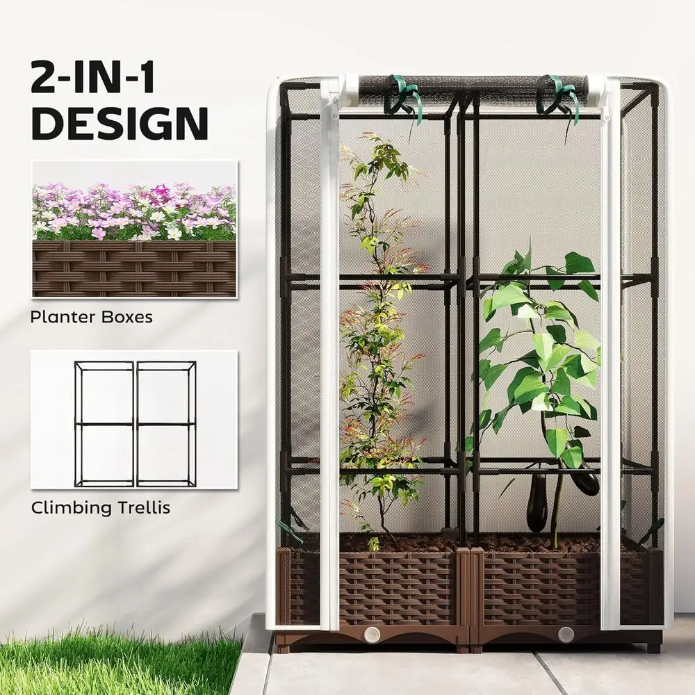 Elevated Garden Bed with Trell - đánh giá và giá Self-Watering Planter