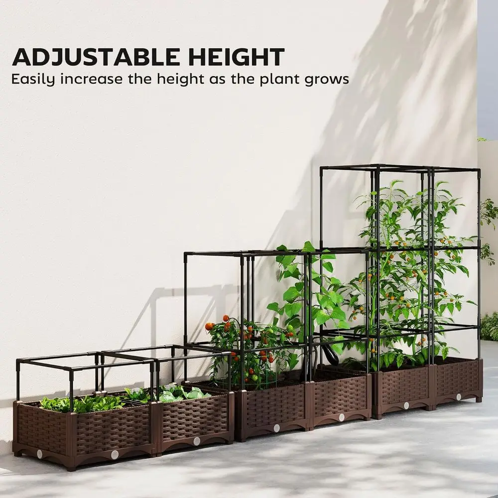 Elevated Garden Bed with Trell - đánh giá và giá Self-Watering Planter