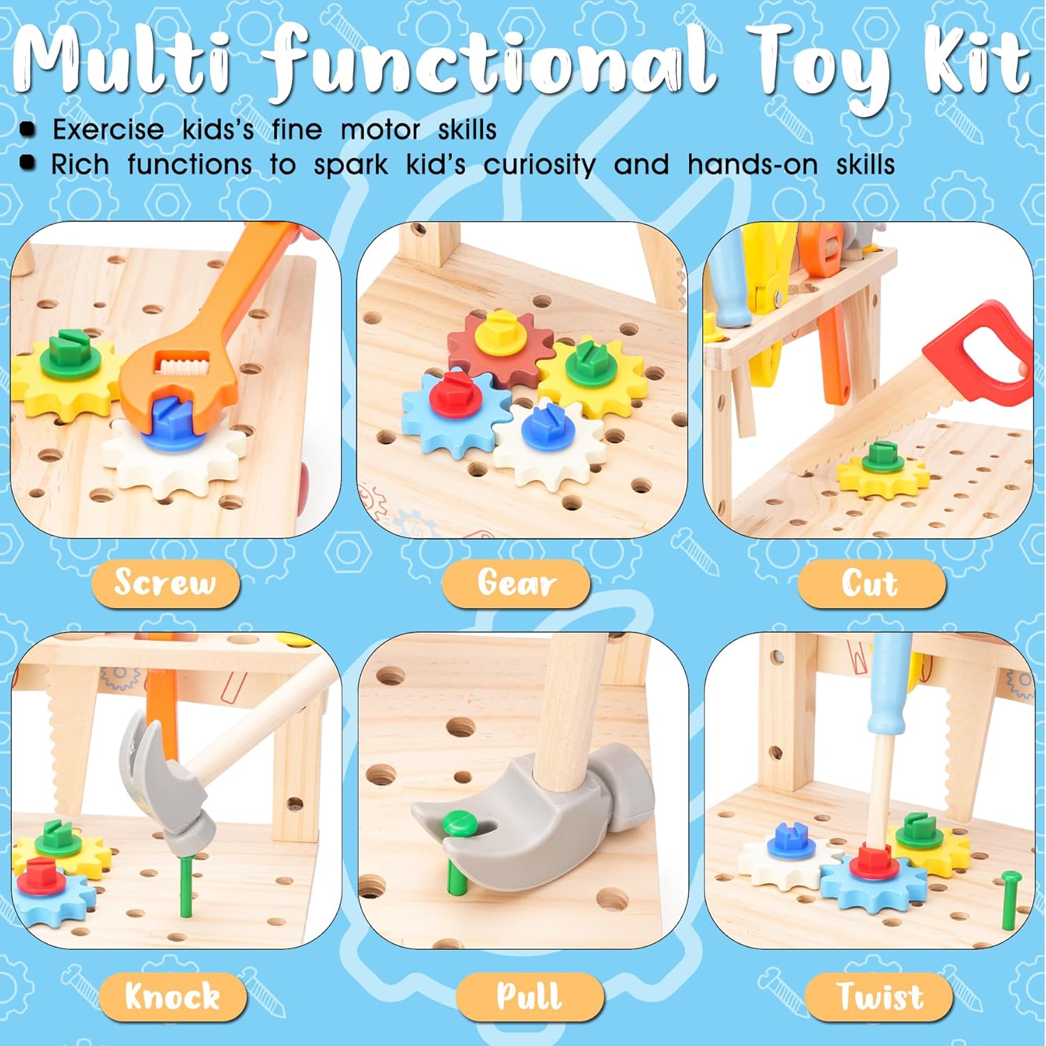 Wooden Tool Bench for Kids,Mon - đánh giá và giá Gardening Tools For Kids