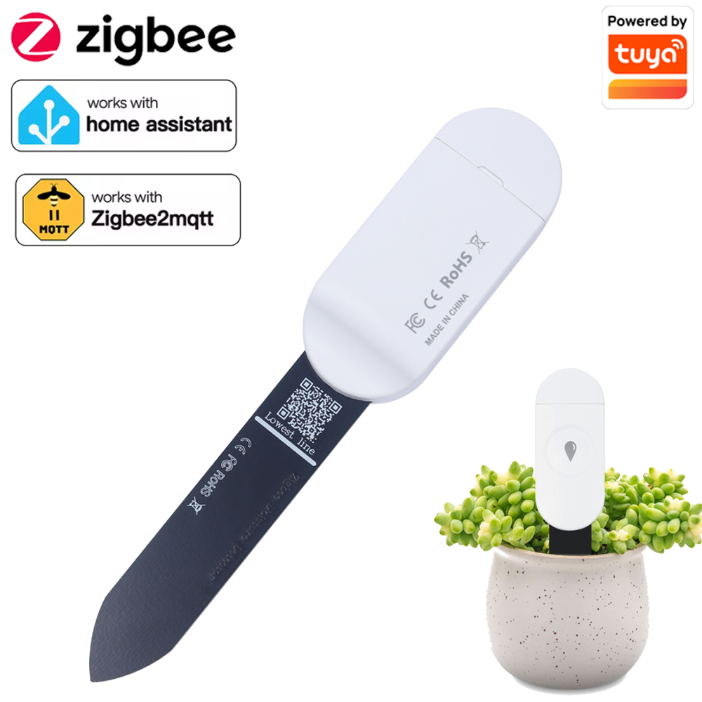 Tuya Zigbee Temperature Humidi - đánh giá và giá Moisture Meter Plant