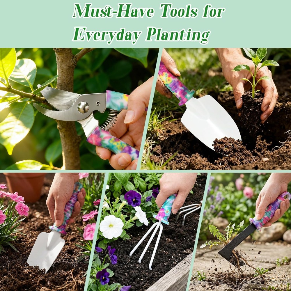 10-Piece Gardening Tools Set w - đánh giá và giá Gardening Tools Knife