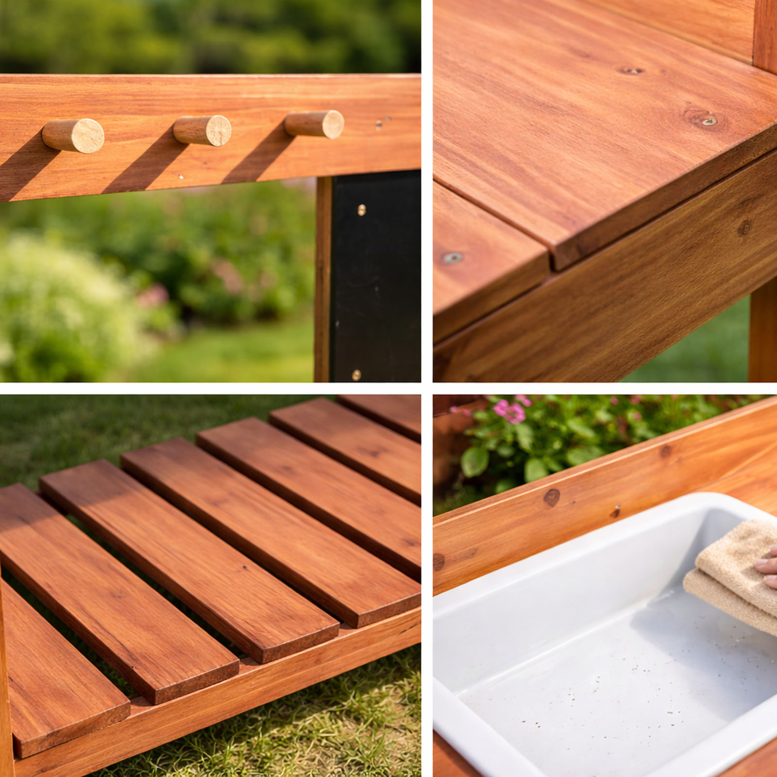 Wooden Potting Benches For Chi - đánh giá và giá Gardening Tools For Kids