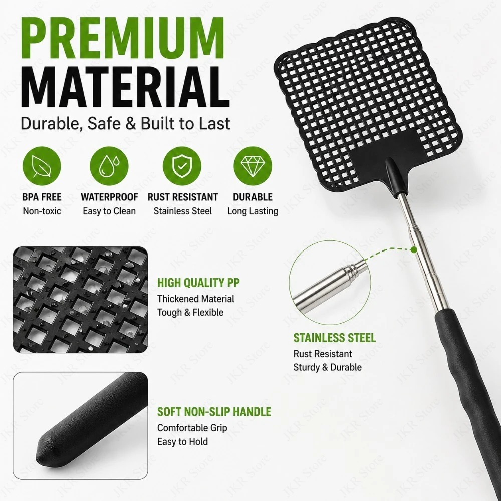 Black Fly Swatter 1/2/5 Pack S - đánh giá và giá Gardening Tools And Uses