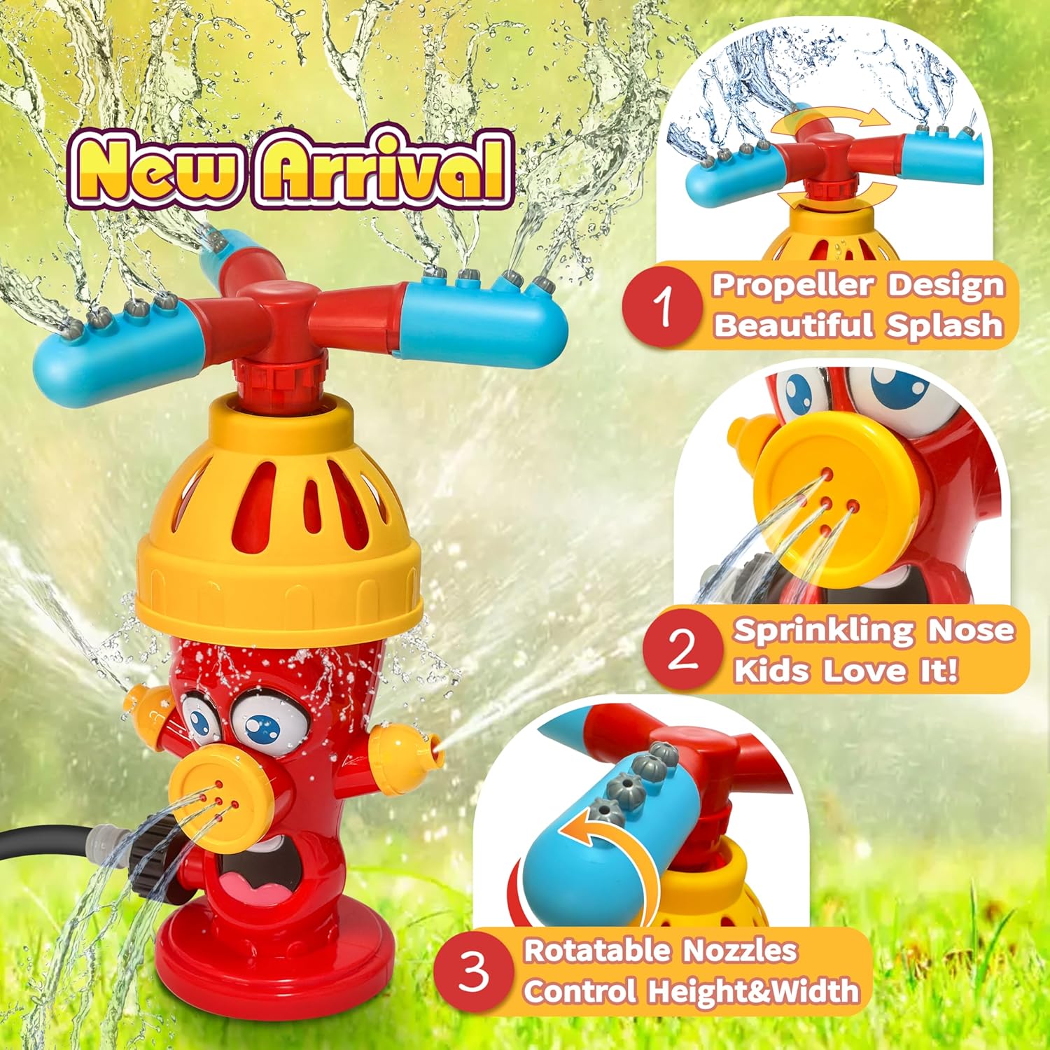 Hydrant Sprinkle Water Spray T - đánh giá và giá Gardening Tools For Kids