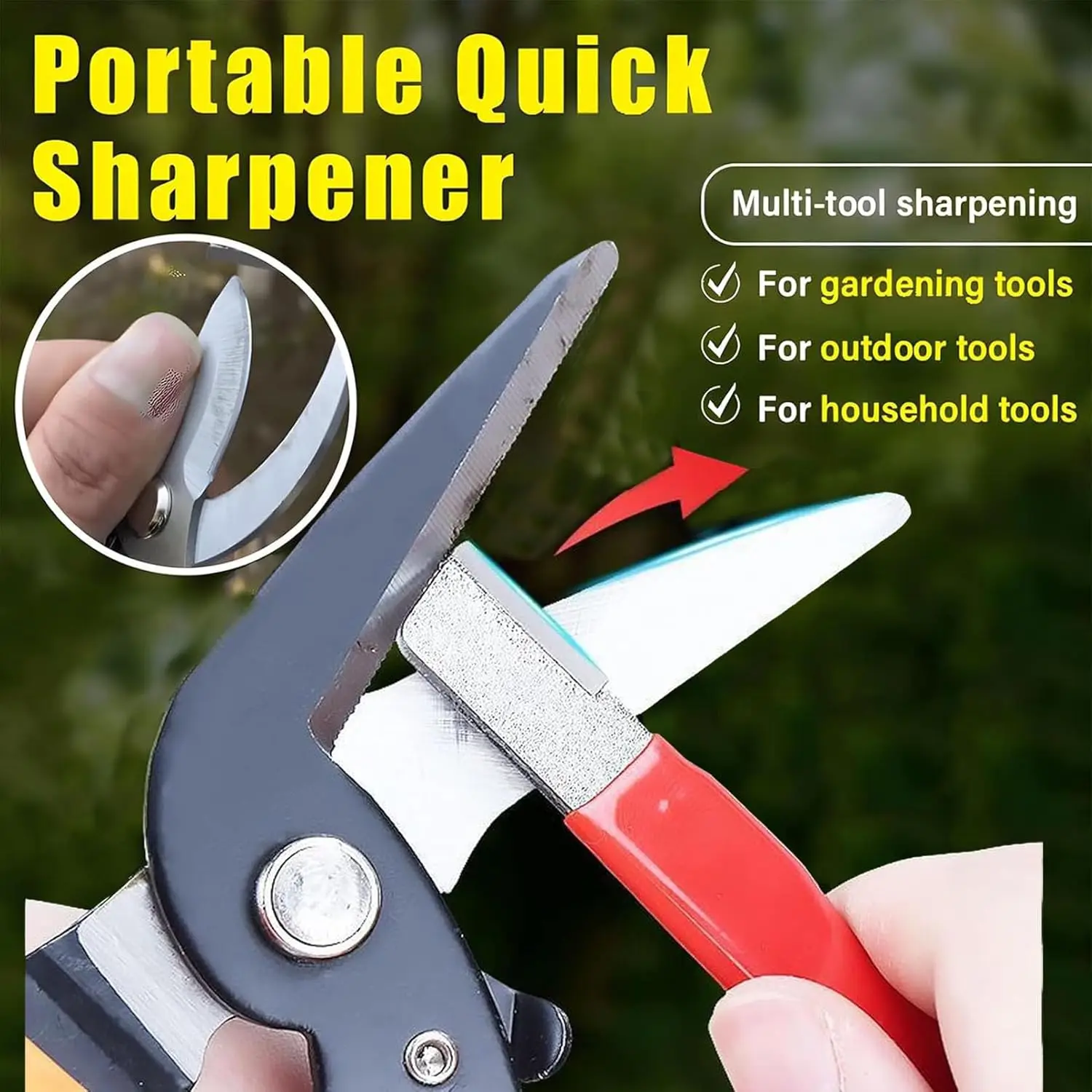Portable Quick Sharpener Manua - đánh giá và giá Gardening Tools Knife