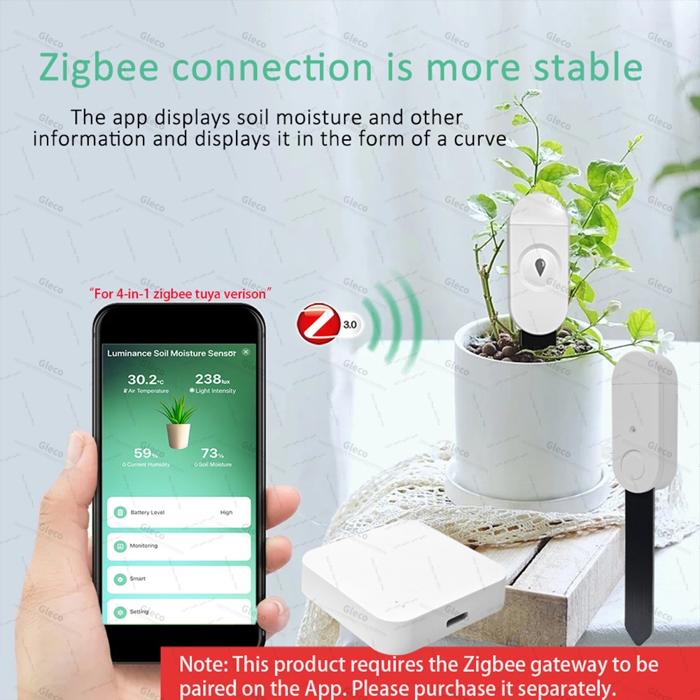 Zigbee Soil Moisture Sensor Me - đánh giá và giá Moisture Meter Plant