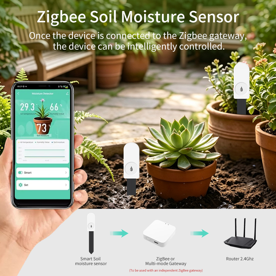 Smart Zigbee 3.0 Soil Tester H - đánh giá và giá Moisture Meter Plant