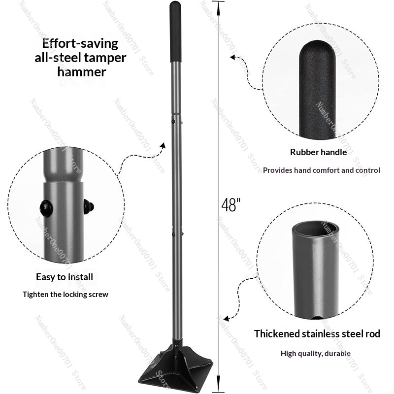 Detachable Steel Garden Tamper - đánh giá và giá Gardening Tools And Uses