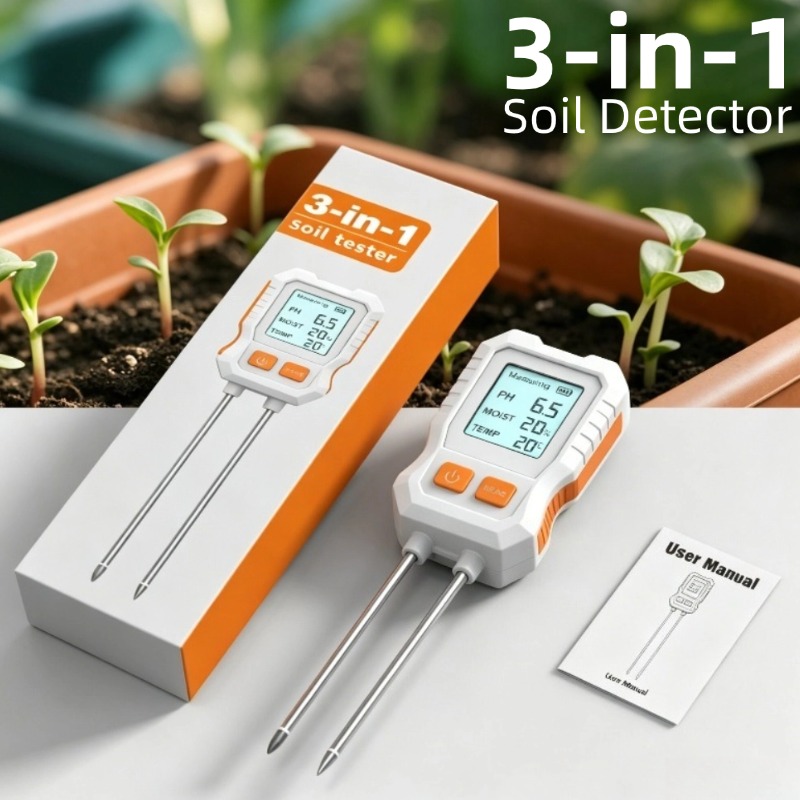 3-in-1 Digital Soil Tester wit - đánh giá và giá Moisture Meter Plant