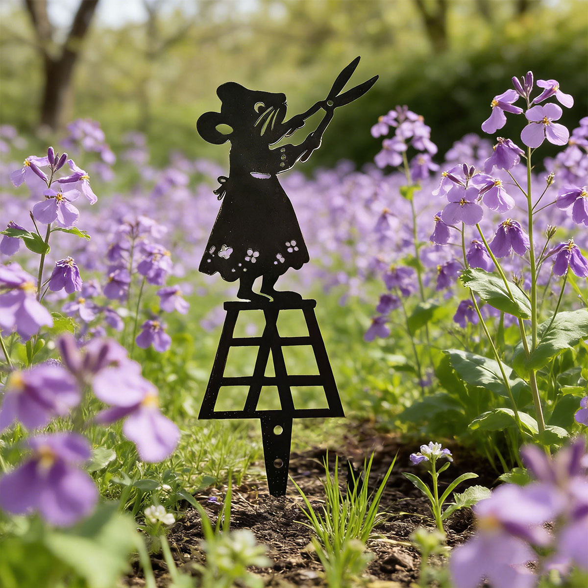 Black Silhouette Line Metal Ga - đánh giá và giá Gardening Tools Usa