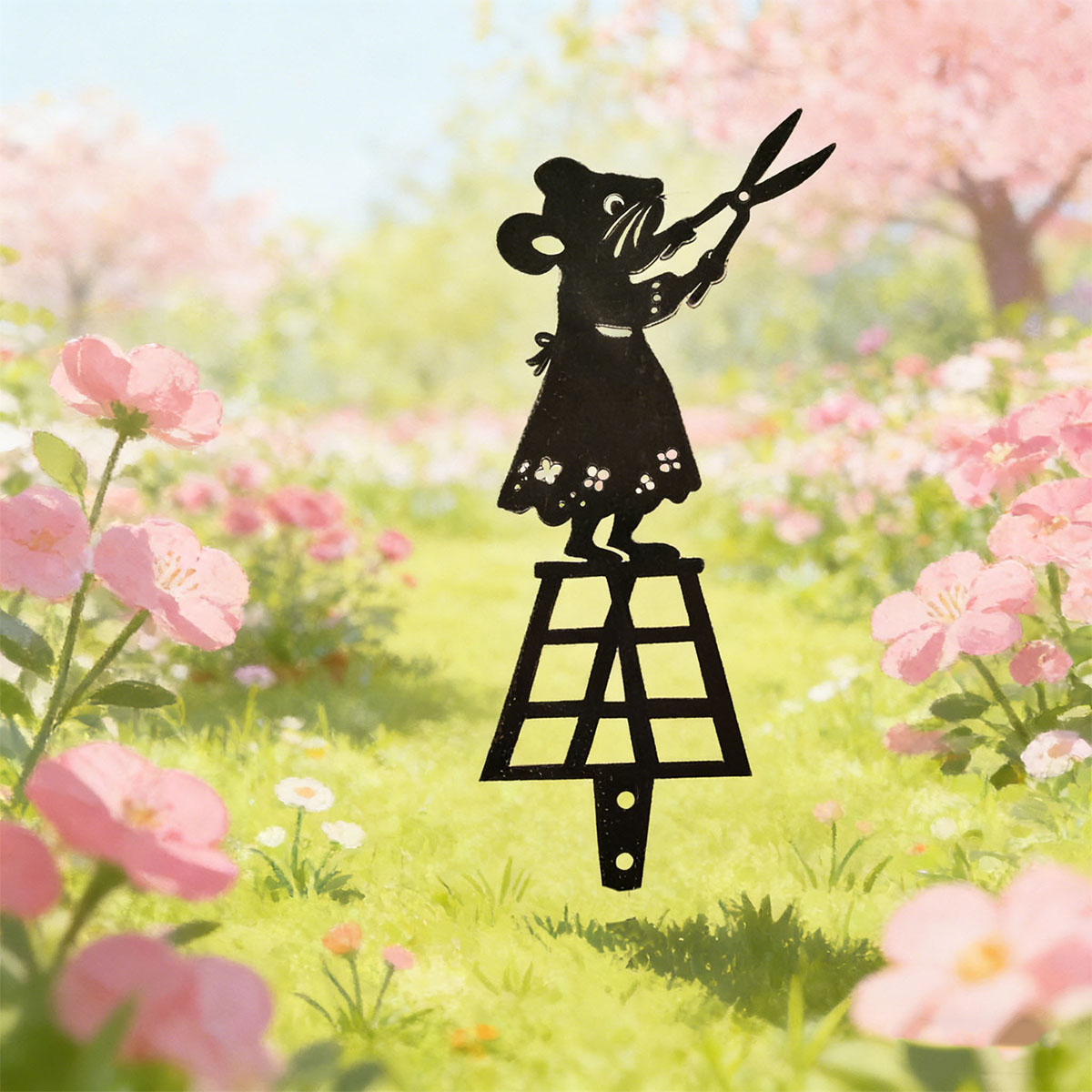 Black Silhouette Line Metal Ga - đánh giá và giá Gardening Tools Usa