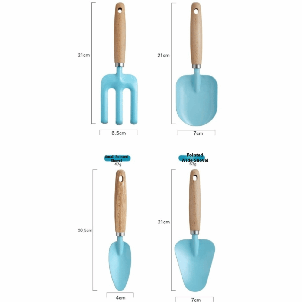 Colorful Kids Garden Tool Set  - đánh giá và giá Gardening Tools For Kids