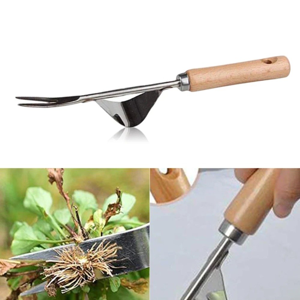 1pcs Wood Handle Stainless Ste - đánh giá và giá Gardening Tools To Remove Weeds