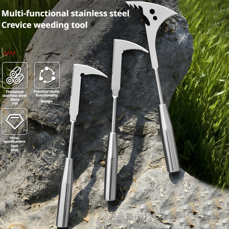 L-Shaped Stainless Steel Crevi - đánh giá và giá Gardening Tools To Remove Weeds