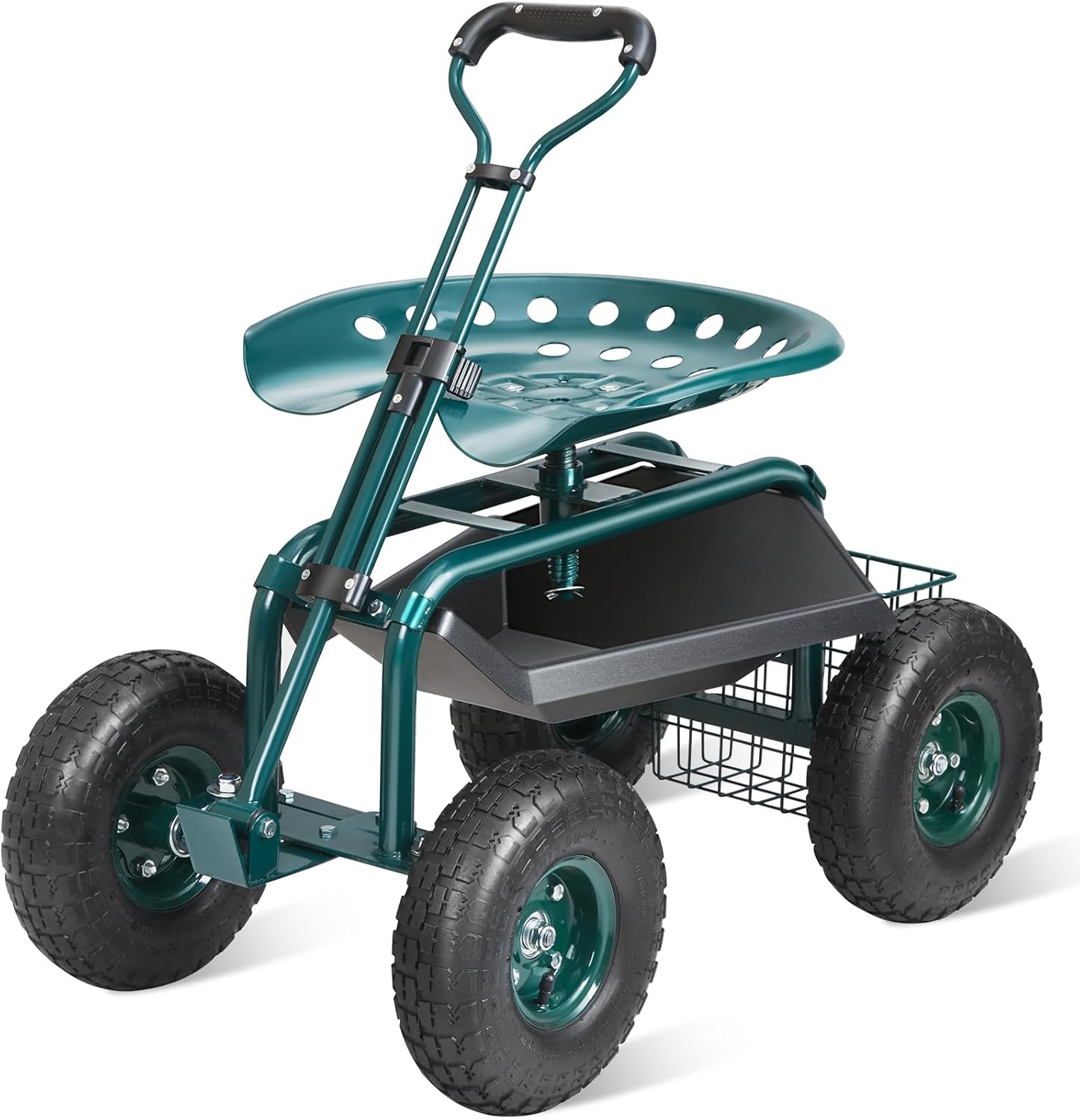 Garden Cart Rolling Workseat w - đánh giá và giá Gardening Tools And Uses