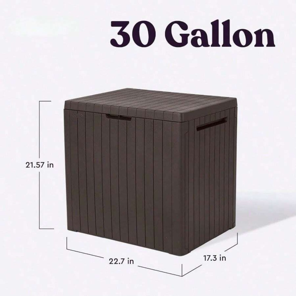 30 Gallon Resin Outdoor Storag - đánh giá và giá Gardening Tools And Accessories