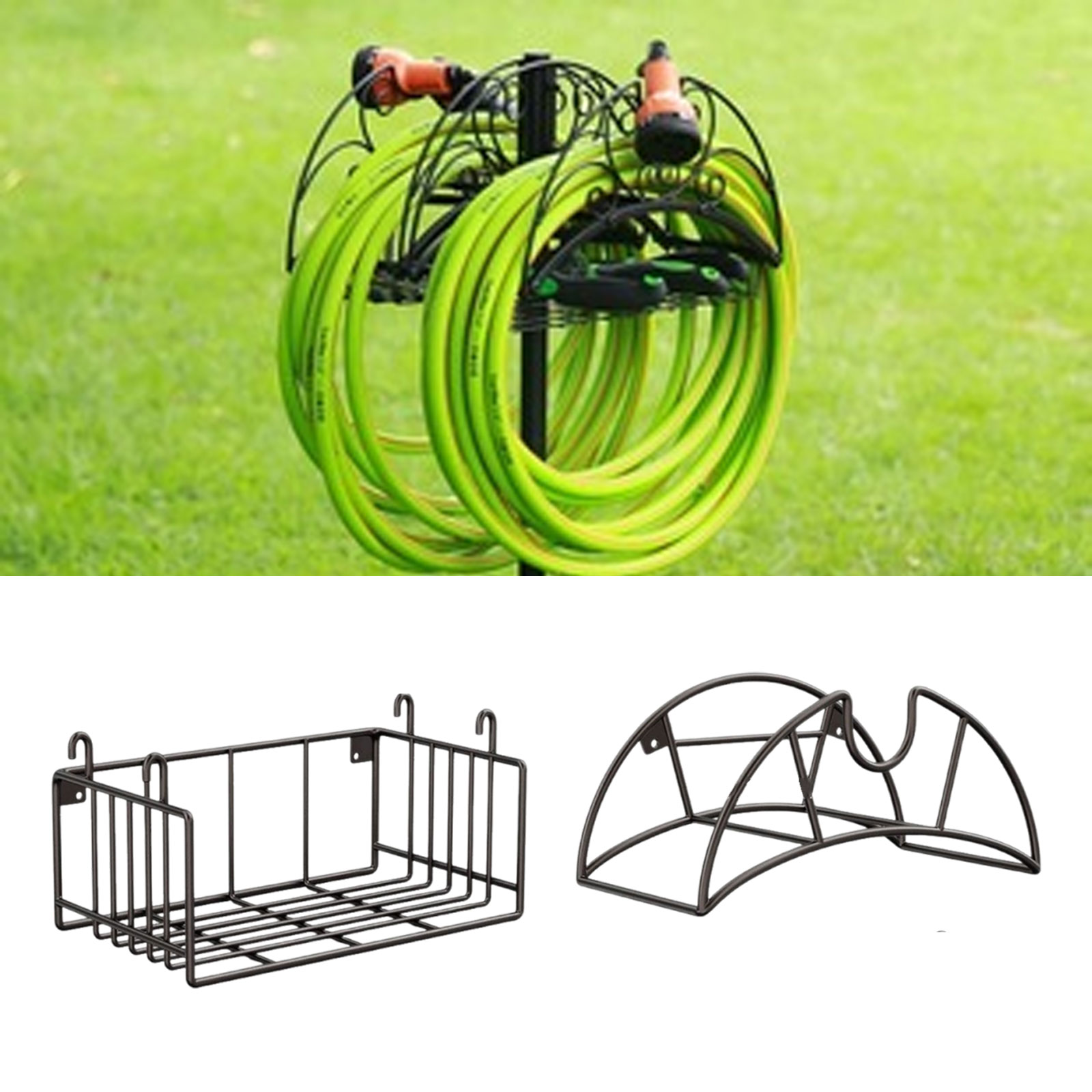Wall Mount Garden Hose Holder  - đánh giá và giá Gardening Tools Hoe